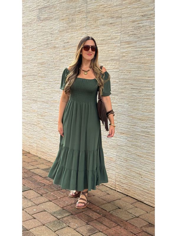 Vestido Alice Verde Militar