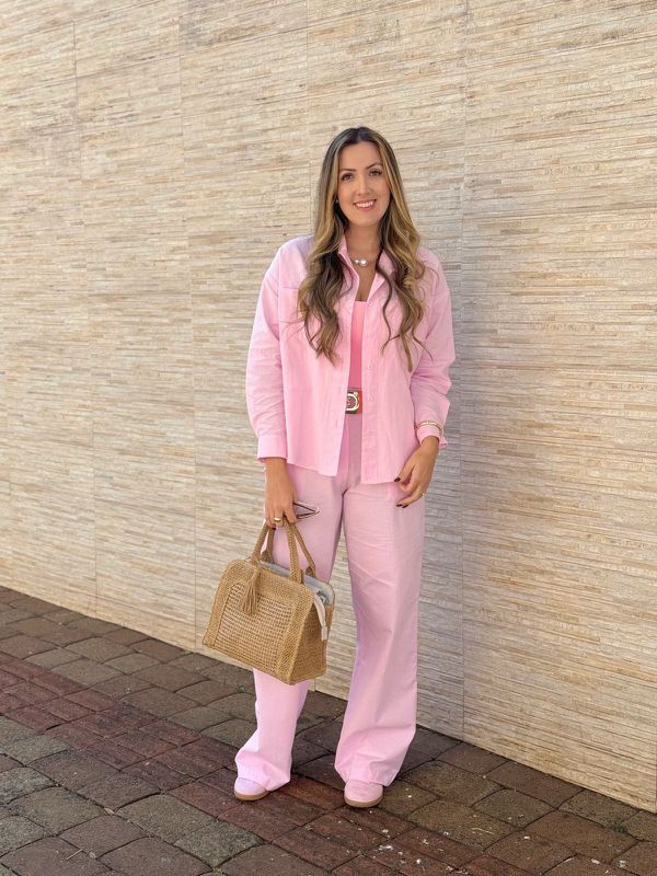 Calça Renata Rosa Bebê