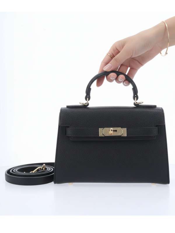 Bolsa Tira Colo Transversal Virna Preta