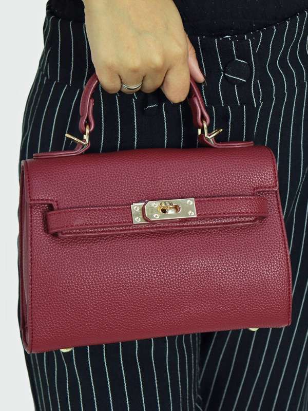 Bolsa Tira Colo Transversal Virna Bordô