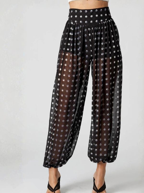 Calça Aladim Poá Eloá Preto