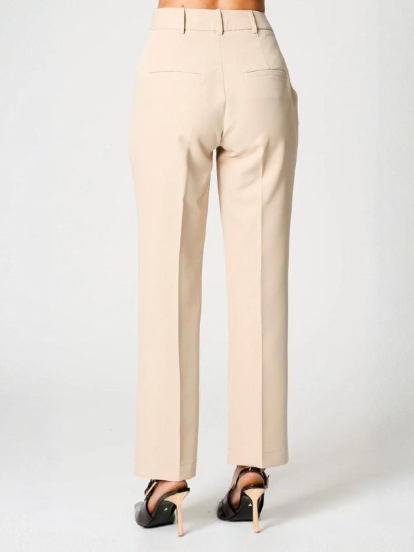 Calça Reta Lena Areia