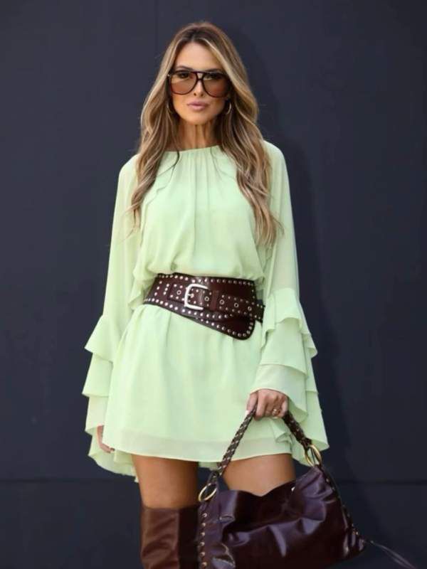 Vestido Julia Boho Verde
