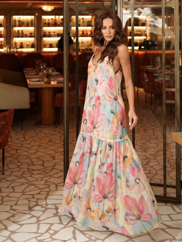 Vestido Lucy Fluído floral