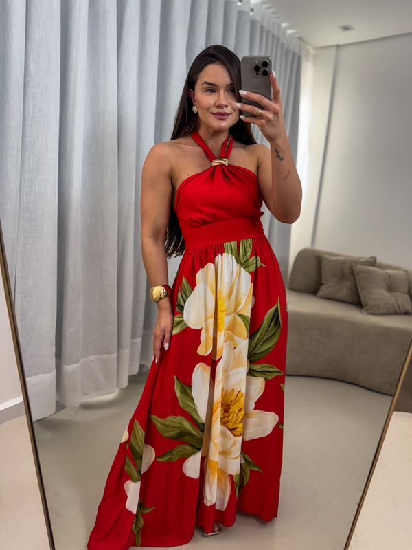 Vestido Marina Vermelho