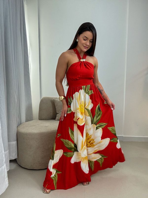 Vestido Marina Vermelho