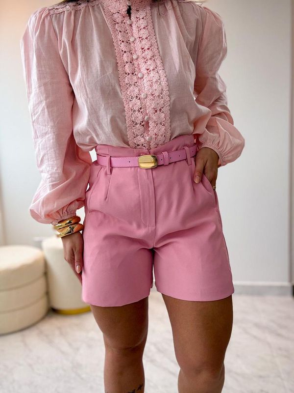 Short alfaiataria Milena Rosa