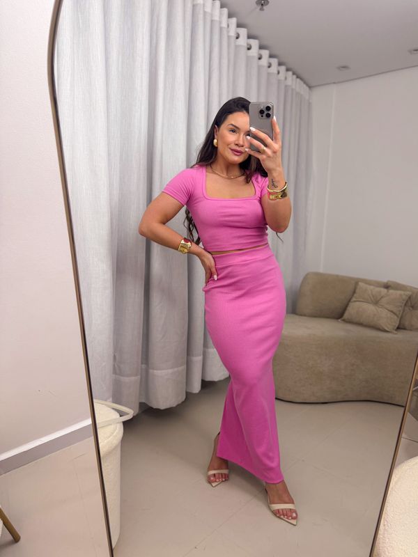 Conjunto Alícia Rosa