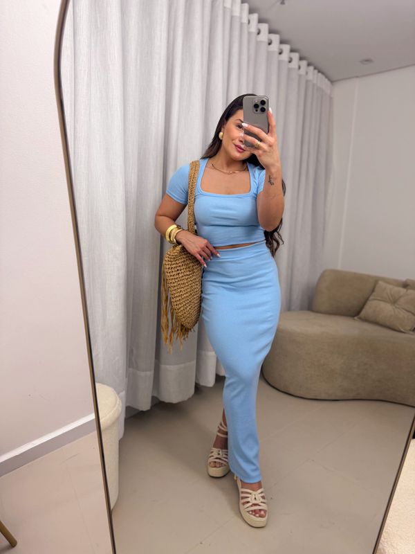 Conjunto Alícia Azul