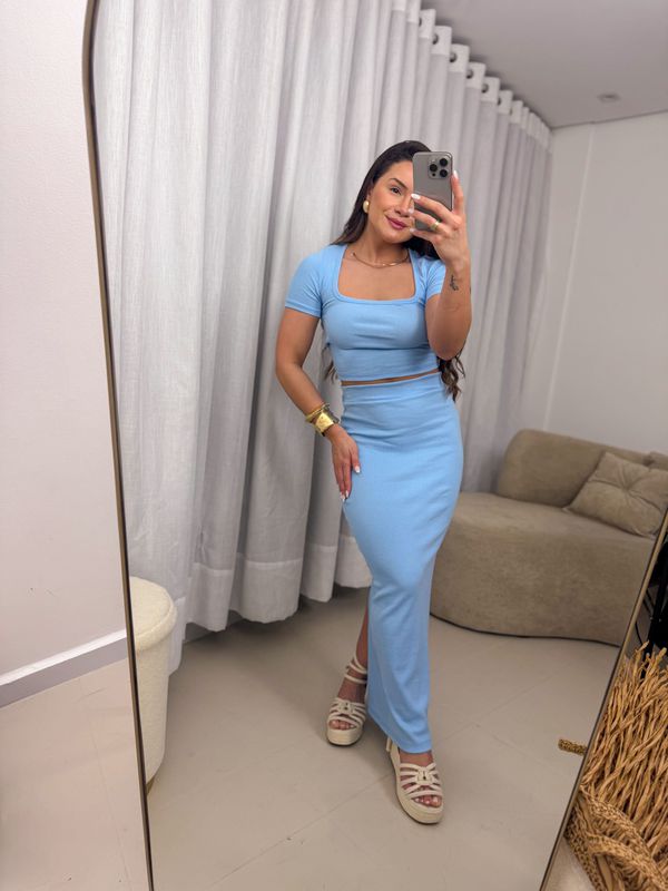 Conjunto Alícia Azul