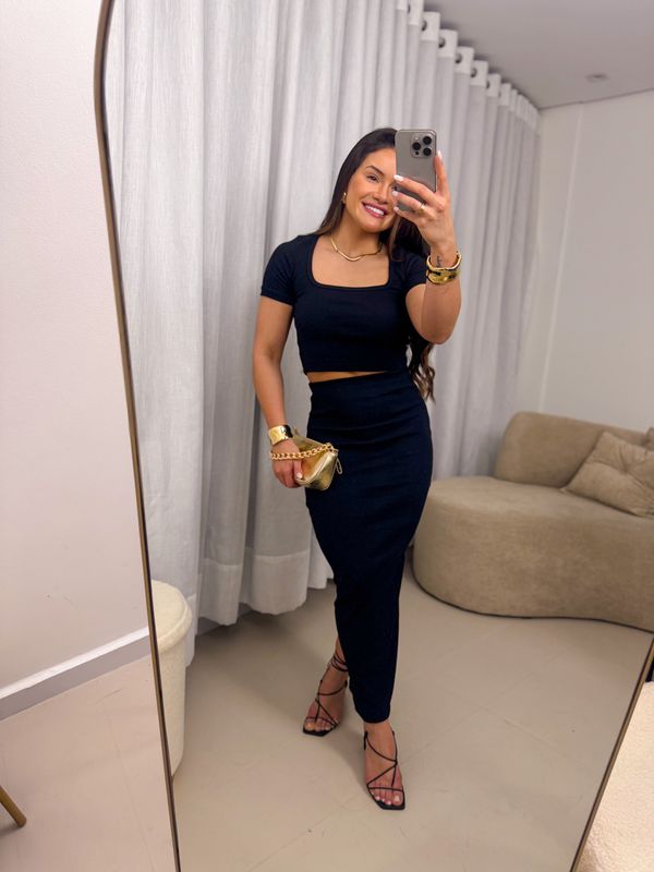 Conjunto Alícia Preto
