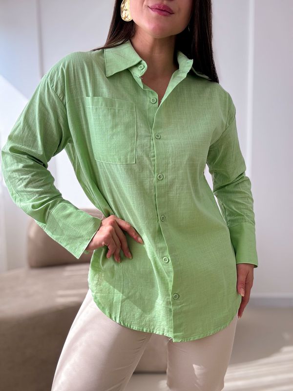 Camisa linho Beatriz Verde