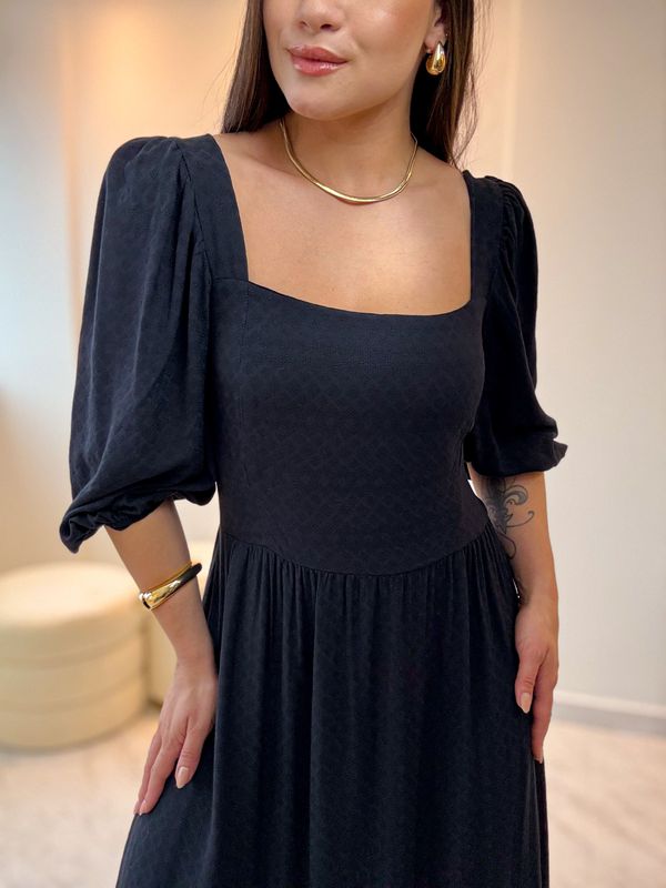 Vestido Longo Bianca Preto