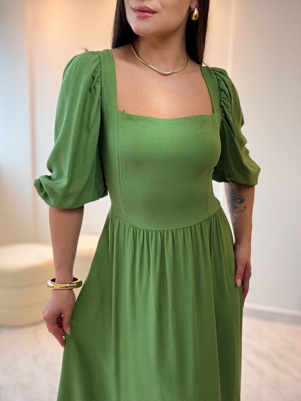 Vestido Longo Bianca Verde