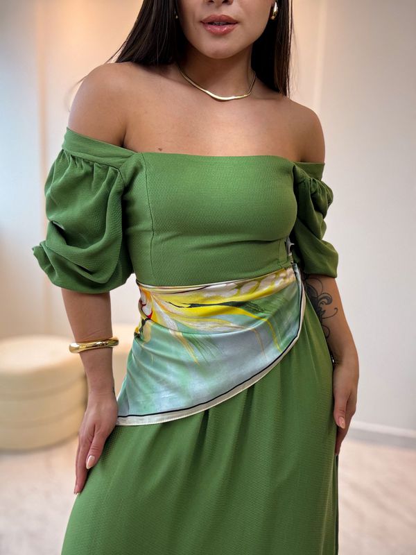 Vestido Longo Bianca Verde