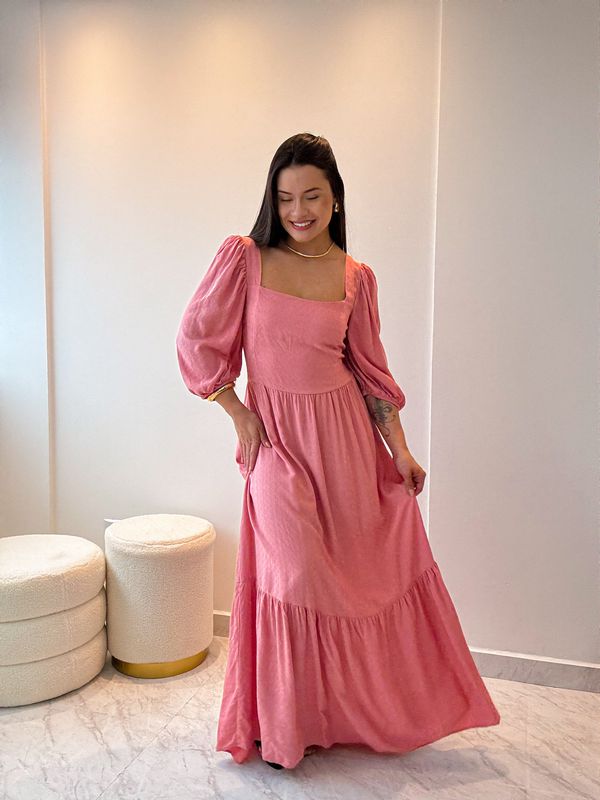 Vestido Longo Bianca Rosê