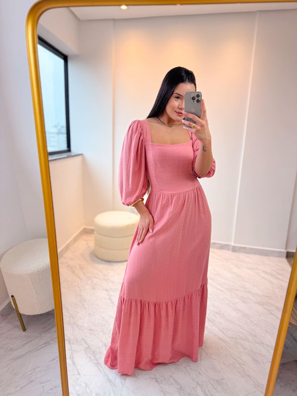 Vestido Longo Bianca Rosê