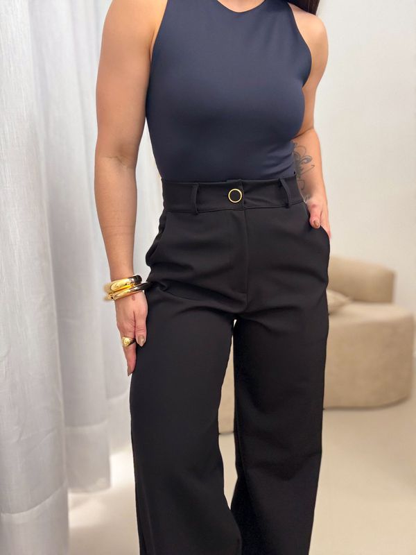 Calça Pantalona Brenda Preto