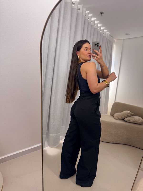 Calça Pantalona Brenda Preto