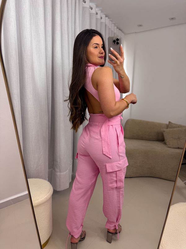 Calça cargo Betina Rosa