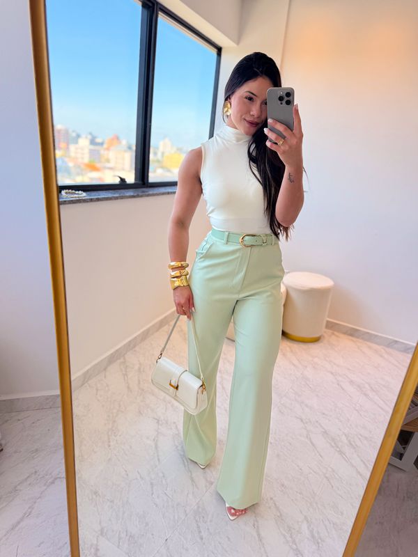 Pantalona Alfaiataria Camila Verde