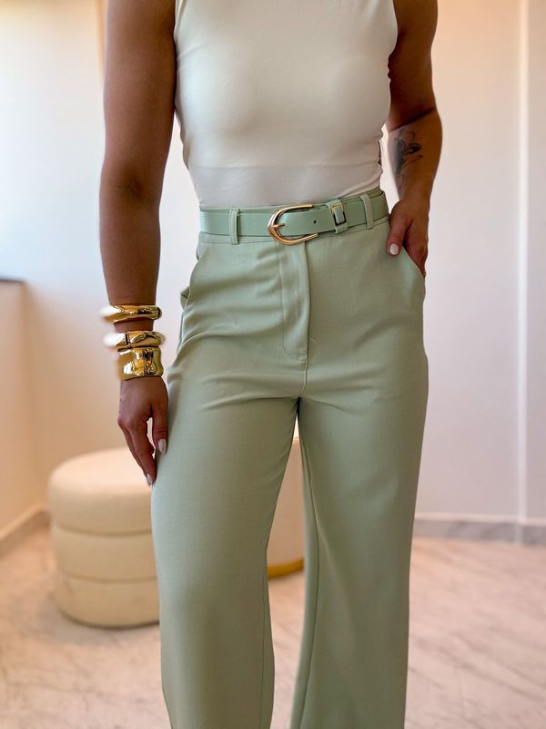 Pantalona Alfaiataria Camila Verde