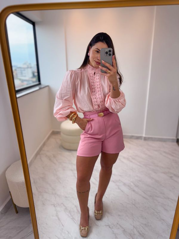 Camisa Linho Cecília Rosa Ballet