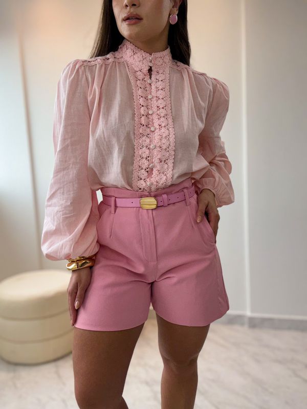 Camisa Linho Cecília Rosa Ballet