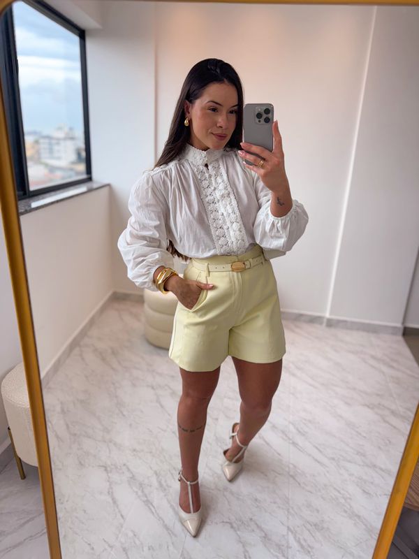 Camisa Linho Cecília Branco