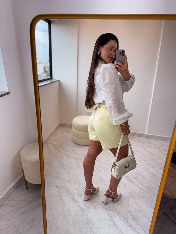 Camisa Linho Cecília Branco