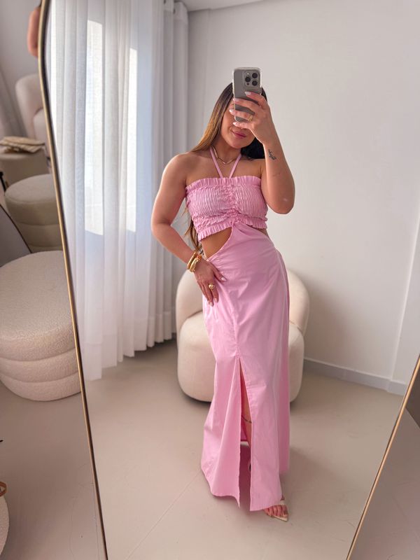Vestido Daia Rosa