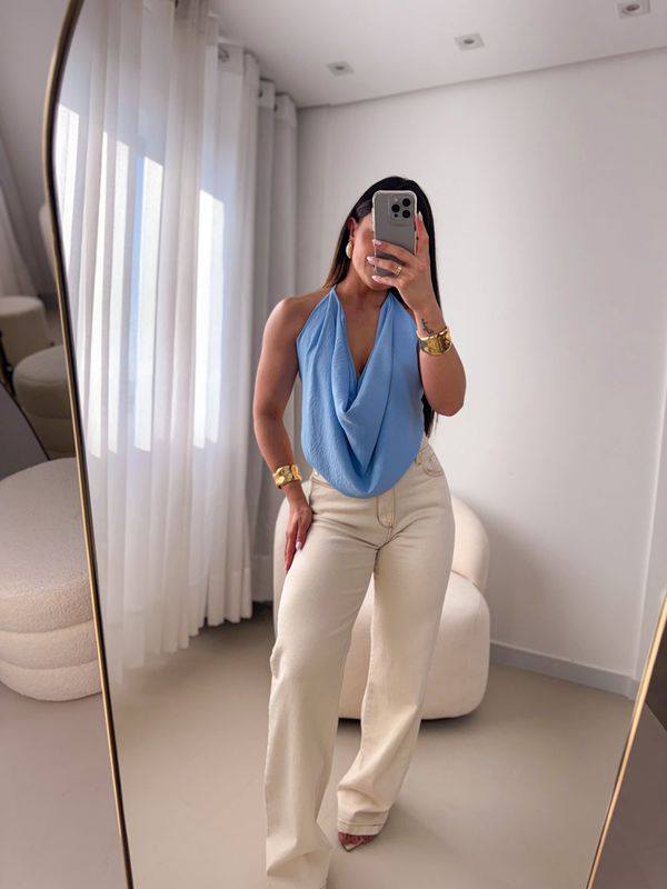 Blusa Déia Azul