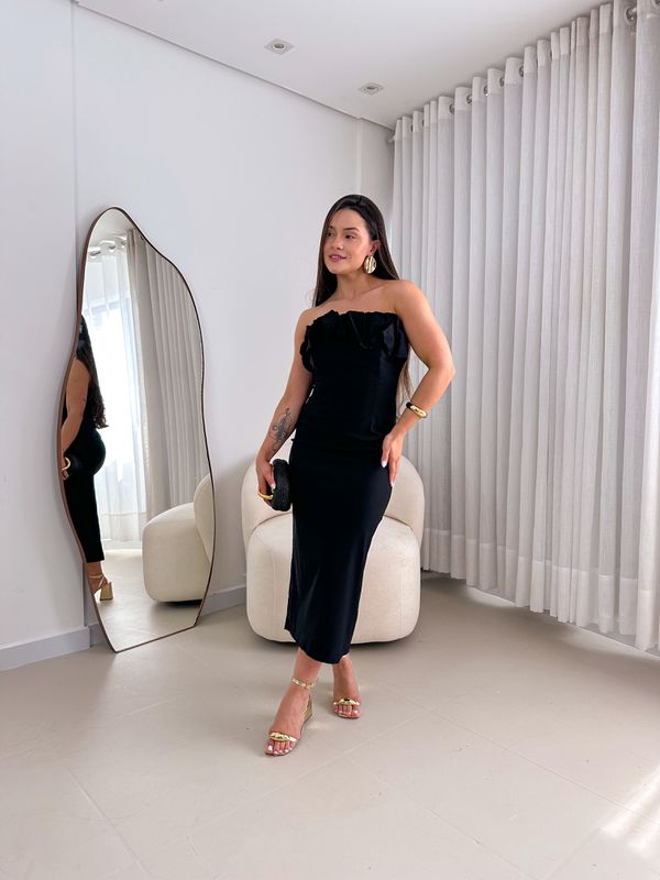 Vestido Eloá Preto