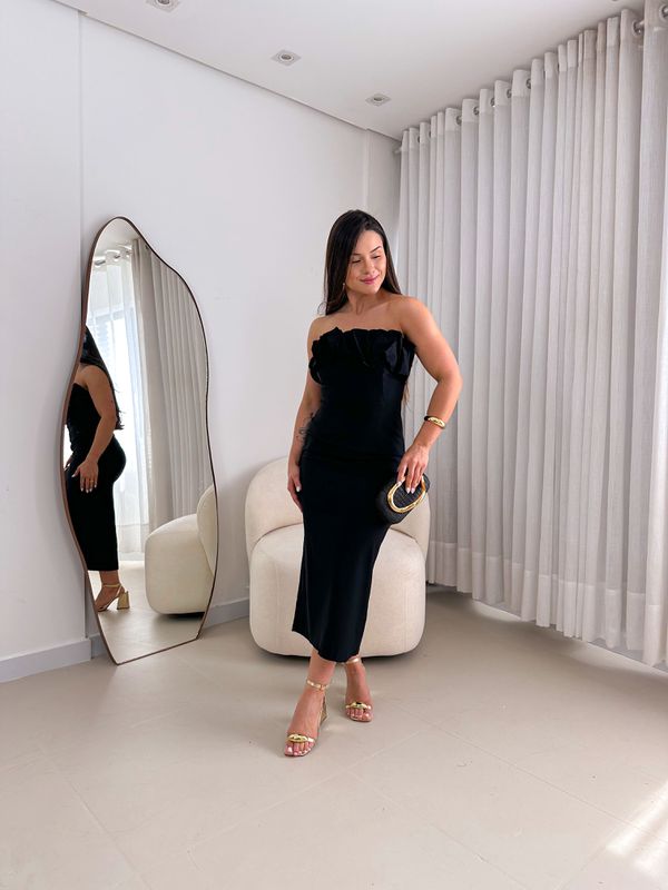 Vestido Eloá Preto