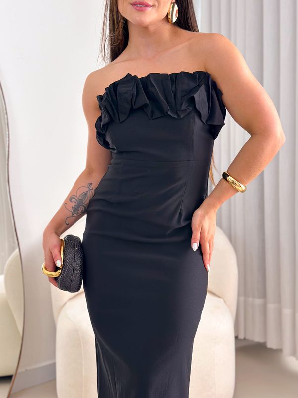 Vestido Eloá Preto