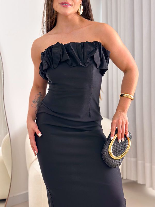 Vestido Eloá Preto
