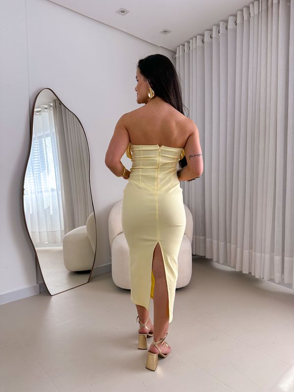 Vestido Eloá Amarelo