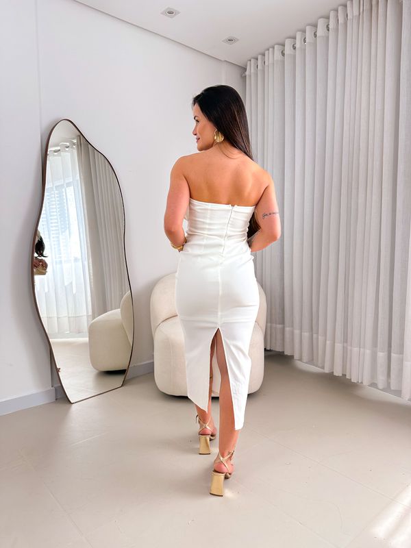 Vestido Eloá Branco