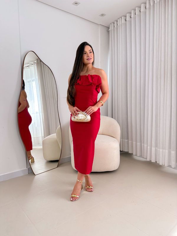 Vestido Eloá Vermelho