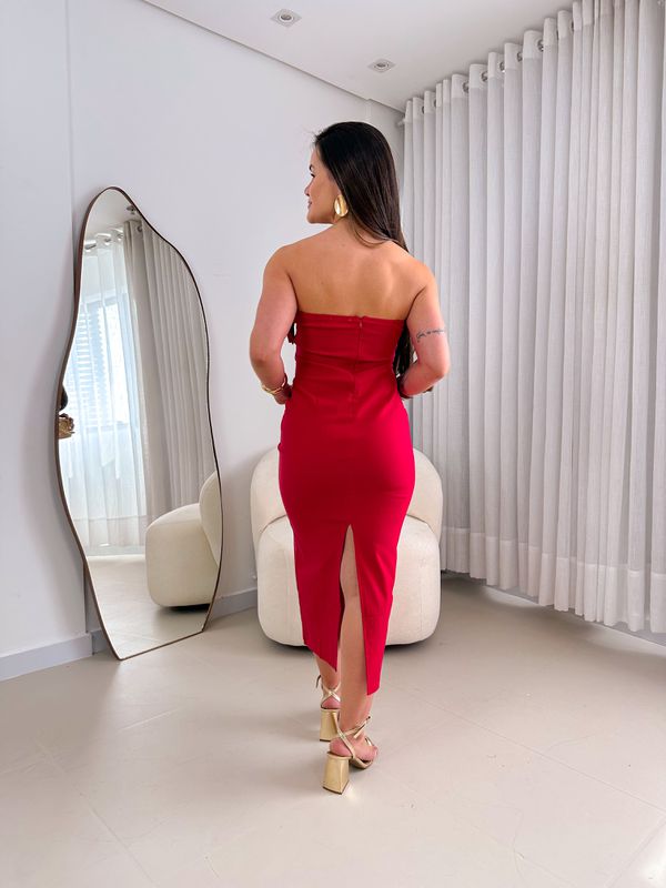 Vestido Eloá Vermelho