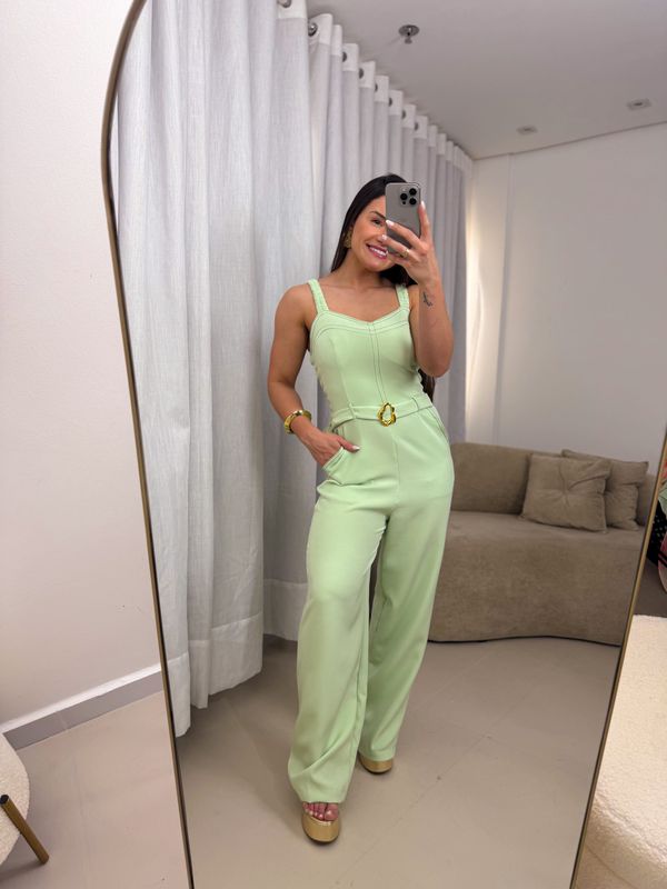 Macacão Fiorella Verde