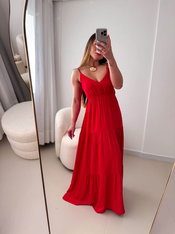 Vestido Flávia Vermelho