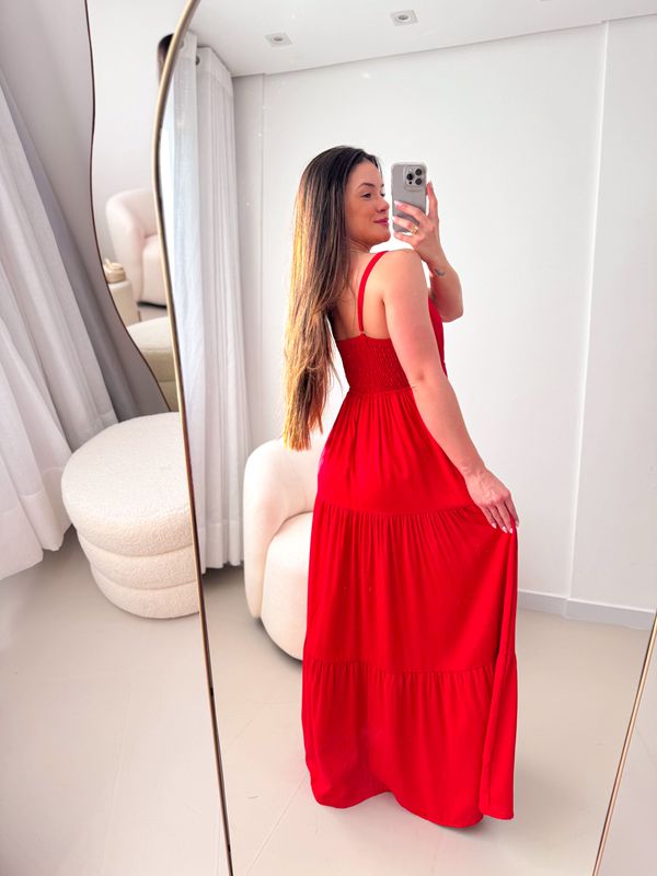 Vestido Flávia Vermelho