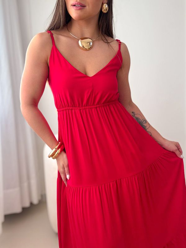 Vestido Flávia Vermelho