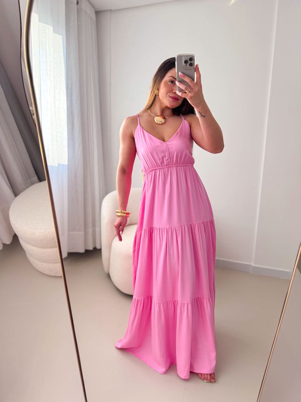 Vestido Flávia Rosa