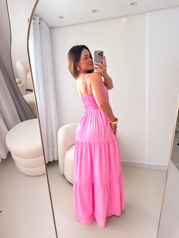 Vestido Flávia Rosa