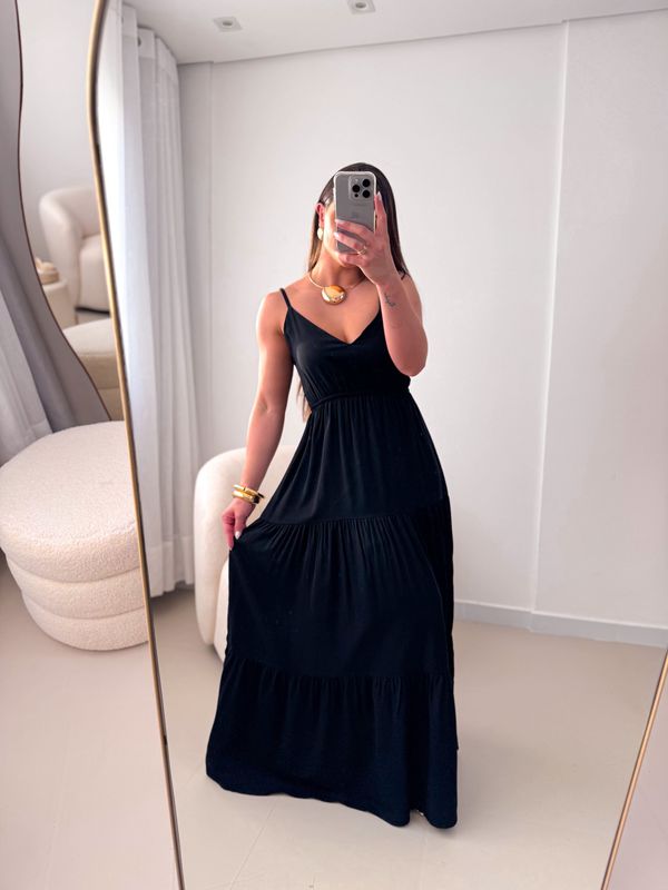 Vestido Flávia Preto