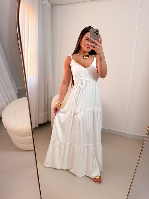 Vestido Flávia Branco