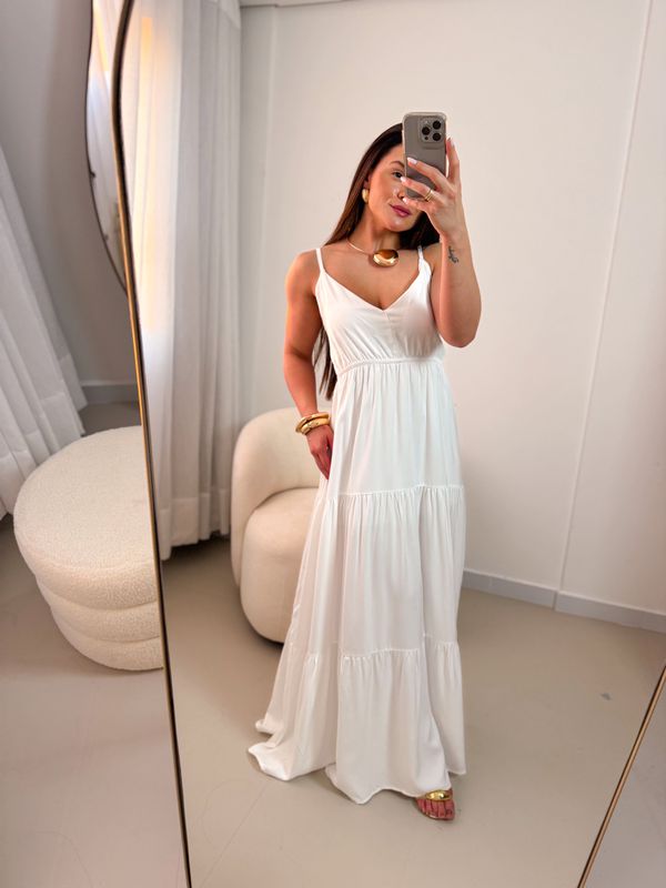 Vestido Flávia Branco