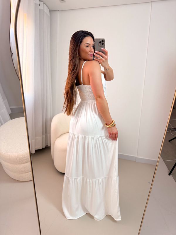 Vestido Flávia Branco